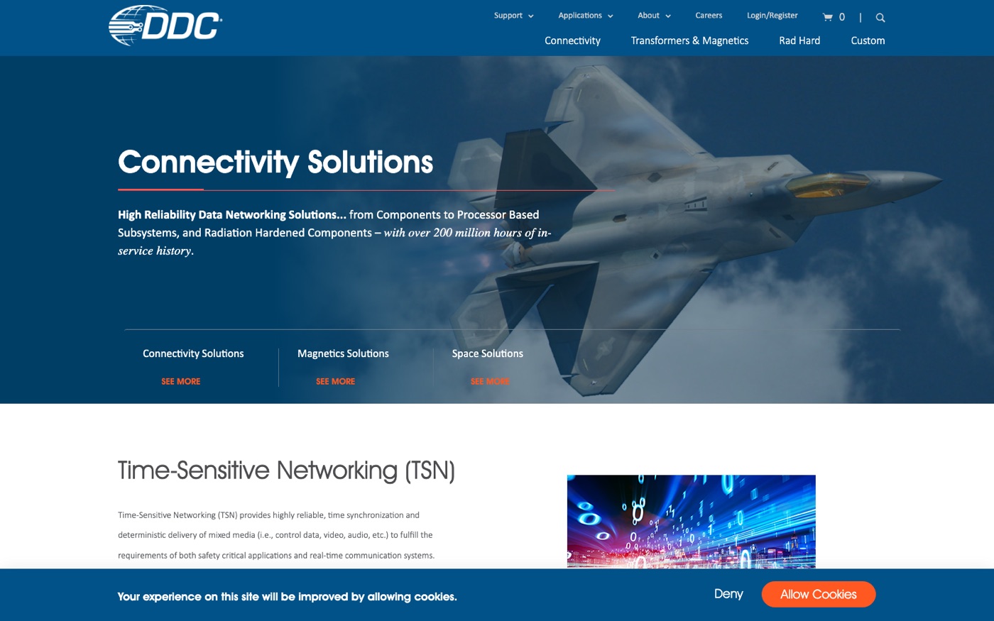 Data Device Corporation (DDC) website
